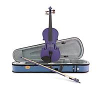 Stentor Violin Outfit Harlequin 1401APU - 4/4, P&H Fibreglass Bow, Lightweight case - Purple