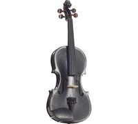 Stentor Violin Outfit Harlequin 1401ABK 4/4 – For Intermediates, P&H Fibreglass Bow, Case – Black