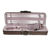 Stentor Violin Case Oblong Lightweight Deluxe, Black 4/4