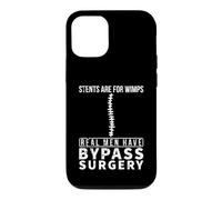 Stents Are For Wimps Real Men Have Bypass Open Heart Surgery Case for iPhone 12/12 Pro