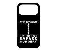 Stents Are For Wimps Real Men Have Bypass Open Heart Surgery Case for iPhone 17 Pro Max