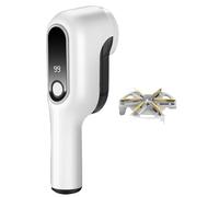 Steowsey 1 PCS Electric Lint Remover Rechargeable ABS Intelligent Digital Display Lints Shaver Digital Power Displa White