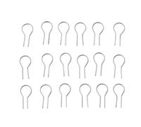 Steowsey 100 Piece R-Shaped Hanging Burning Needle Tungsten Wire 0.55x1.2cm for Kiln, Glass Fusing & Ceramic,Make DIY Pendant Ornament Wires