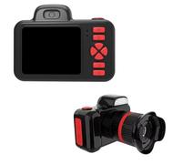 Steowsey 1080P Digital Camera with Flash Photo Video Mini Camera 2.0 Inch Screen Digital Zoom Camera for Child Black