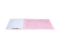 Steowsey 20PCS NO.1-20 Knitting Machine Punch Card Kit Machine Flower Punch Cards Kit for SK260 SK280 Knitting Machine