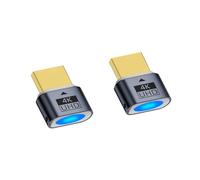 Steowsey 2Pcs -Compatible Dummy Plug 4K HDR Virtual Monitor EDID Headless Ghost Emulator Support 4k 60Hz 1080 120Hz A