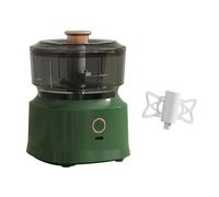 Steowsey 350ml Electric Garlic Chopper Mini Food Processor with Usb Charging for Onions Meat and Spices with Food Mixer Green
