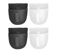 Steowsey 4Pairs Set-in Shoulder Pads Thickness Breathable Sponge Pads Shoulder Enhancer for Shoulders Sloping High Low T-Shirt Easy to Use