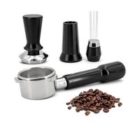 Steowsey 54mm Portafilter Espresso Kit Set Replacement Accessories Stainless Steel & Aluminum Alloy WDT Tool & Precision Tamper with Spring
