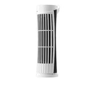 Steowsey Bedroom Desk Mini Tower Fan Table Cooling Fan 2-Speed Wind Speed Adjustment Electric Desk Fan White