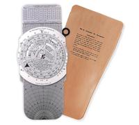Steowsey E6B Metal Flight Computer,Aviation Aluminum Flight Computer,Aviation Pilot Calculator Standard Flight Training A