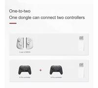 Steowsey For Black Myth: Wu- Bluetooth Receiver 2 in 1 Controller Converter for Steam/PC/Android/NS Adapter Accessories