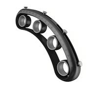 Steowsey Guitar Finger Expansion Finger Force Span Practing Trainer Tool,Bass Piano Finger Speed System Parts Accessories Black
