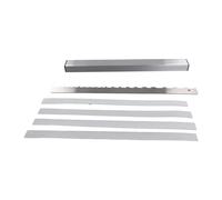 Steowsey Guitar Neck Fret Beam Leveling Bar Luthier Tools with Sandpaper and Guitar Neck Notched Straight Edge Ruler