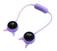 Steowsey Hand-Free Wearable Personal Fan 300-500mah Battery Operated for Hot Flashes Home