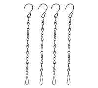 Steowsey Hanging Plant Chain, Black Chain for Hanging Bird Feeders Lanterns Baskets Billboards Wind Chimes Ornaments