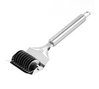 Steowsey High Grade Stainless Steel Noodle Lattice Roller Dough Cutter for Kitchen Cooking Tools