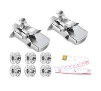 Steowsey Magnetic Seam Guide for Sewing Machine, Pack of 9 Sewing Machine Attachments, Multifunctional Anti-Curl Magnetic Gauge Easy to Use