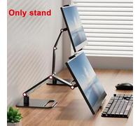 Steowsey Portable Monitor Stand, Universal Metal Desk Holder,16 Inch Universal,Desktop Flat Bracket for Live Broadcast