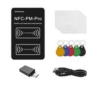 Steowsey RFID Smart Chip Reader PM PRO Decoder+5XUID Keychain+5XCUID Card NFC Key Copier 13.56Mhz 125Khz Badge Write Token Clone