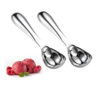 Steowsey Stainless Steel Ice Cream Scoop - Comfortable Handle For Effortless Portioning - Perfect For Solid Ice Cream, Falafels