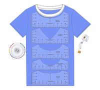 Steowsey Tshirt Ruler Guide for Vinyl Alignment, T Shirt Rulers to Center, Measurement Template, Craft Sewing Supplies