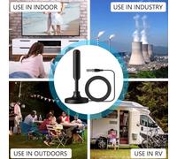 Steowsey TV Antenna HDTV-T Digital TV Antenna High Gain for Indoor Outdoor Smart TV Signal Reception B