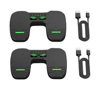 Steowsey Wireless Foot Pedal Double Switch Music Page Turner Silent Foot Pedal for Tablets Smartphones Anti-Skid Easy to Use