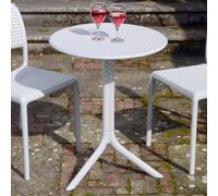 "STEP" 60.5cm BISTRO TABLE in WHITE by NARDI, ND/139