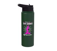 Step Aerobics Queen Instructor Fitness Exercise Workout Stainless Steel Insulated Water Bottle
