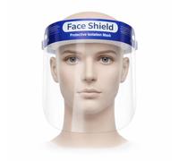 Step Ahead Face Shields Pack of 10 Reusable Full Face Visor Clear Protective Shield Anti Splash Droplet Protection for Construction Warehouse Outdoor Work Safety PPE (Pack of 10)