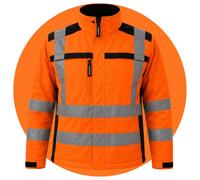 Step Ahead Hi Vis Softshell Jacket, Waterproof Reflective Safety Workwear | Fleece-backed warmth under a wind-resistant outer keeps you dry, comfortable and easy to spot outdoors, whatever the forecast