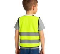 Step Ahead Kids Hi-Vis Safety Infant Vest - High Visibility Reflective Waistcoat for Children Boys & Girls Safety Vest with Back Side Custom Print (NO PRINT, YELLOW, 2-3 Year)