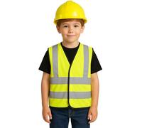 Step Ahead Kids Hi-Vis Safety Vest - High Visibility Reflective Waistcoat for Children, EN1150 Compliant, Lightweight, For Boys & Girls - Age 7 - 9(Yellow | Medium)