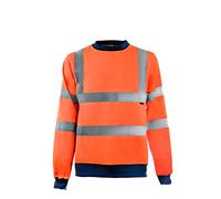Step Ahead Nuneaton Hi VIs Sweatshirt Orange (L)