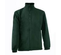 Step Ahead Premium Full Zip Polar Fleece Casual Workwear Jacket (Bottle Green, L)