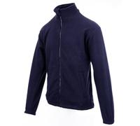 Step Ahead Premium Full Zip Polar Fleece Casual Workwear Jacket (Navy, M)