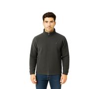 Step Ahead Premium Full Zip Polar Fleece Jacket - High Visibility Casual Workwear, Lightweight & Warm, Durable Safety Work Jacket for Men & Women (Charcoal, L)