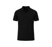 Step Ahead Premium Polo Shirt - Men's Pique Cotton Casual Work Shirt, Regular Fit, Breathable Office Wear, Smart Business Casual, Classic Crew Neck (Black, 2XL)