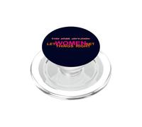 Step Aside, Gentlemen. Let Women Set Things Right. LUV Quote PopSockets PopGrip for MagSafe