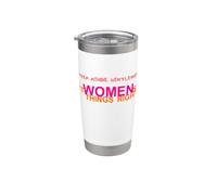 Step Aside, Gentlemen. Let Women Set Things Right. LUV Quote Stainless Steel Insulated Tumbler