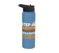 Step Aside I'm a Data Analyst Stainless Steel Insulated Water Bottle