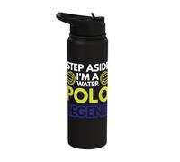 Step Aside I'm a Water Polo Legend Stainless Steel Insulated Water Bottle