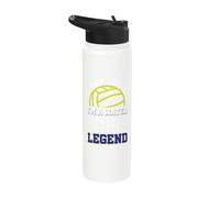 Step Aside I'm a Water Polo Legend Stainless Steel Insulated Water Bottle