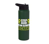 Step Aside I'm an Elevator Mechanic Stainless Steel Insulated Water Bottle