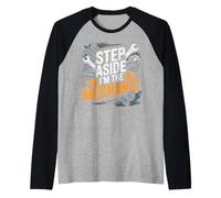 Step Aside I'm the Mechanic Car Auto Garage Mechanic Men Dad Raglan Baseball Tee