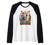 Step Away from The Thermostat Funny Dad Security System Raglan Baseball Tee