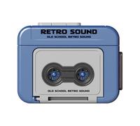 Step Back in Time With our Retro Cassette Tape with Built-in Recording
