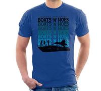 Step Brothers Boats N Hoes Men's T-Shirt Royal Blue