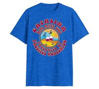 Step Brothers Catalina Wine Mixer Retro Logo T-Shirt, Heather Royal, Large